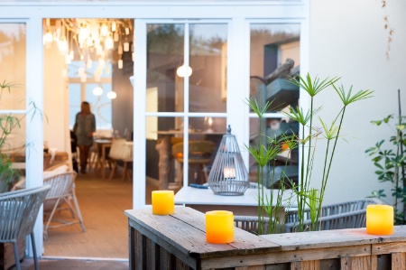 Le cadre est à l'image de la cuisine, naturel et lumineux.