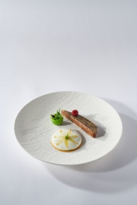Le plateau : présentation à l'assiette.