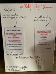 Le tableau du Tex Mex, à Périgueux.