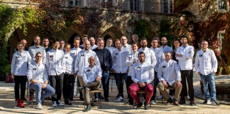 Les pâtissiers réunis au Château de Berne.