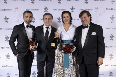 David Sinapian, Daniel Boulud, Sylvie Buhagiar (secrétaire générale LGTDM).