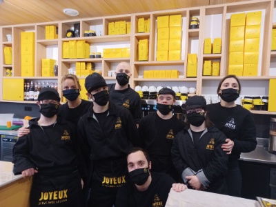 L'équipe du Café Joyeux à Lyon. L'équipe du Café Joyeux à Lyon.