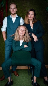 Loris de Vaucelles et Jade Frommer. Au premier plan, Annaig Ferrand.