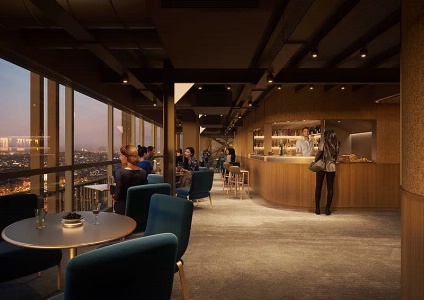 Le décor design de Madame Brasserie accueillera très bientôt les clients. Le décor design de Madame Brasserie accueillera très bientôt les clients.