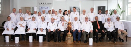 Les membres des jurys du trophée national de cuisine et de pâtisserie.