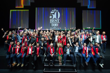 La cérémonie 2019 du World's 50 Best Restaurants, à Bilbao cette année-là.
