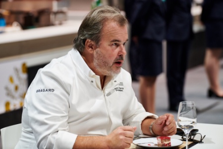Pierre Hermé, lors de la Coupe du Monde de Pâtisserie en 2021. Pierre Hermé, lors de la Coupe du Monde de Pâtisserie en 2021.