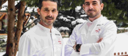 Un duo talentueux pour une cuisine inventive qui associe à la perfection les saveurs : le chef Tanguy Rattier (à gauche) et le chef pâtissier Juan Leiro.