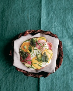 Galette aux légumes beurrés