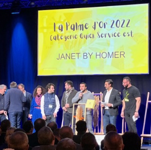 Palmes de la restauration by Leaders Club France 2022 - Quick Service : Janet by Homer à Paris.