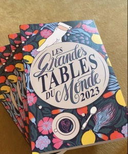 Le guide des Grandes Tables du Monde illustré par Manon Bucciarelli.