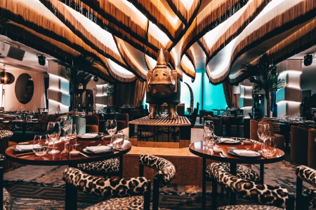 Le restaurant Salvaje offre une ambiance éclectique.