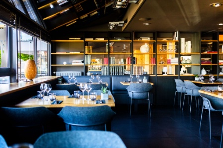 La salle à manger du restaurant Cyril Attrazic.