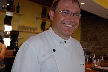 Benoit Mary, chef propriétaire du restaurant L'Absolu à Auros.
