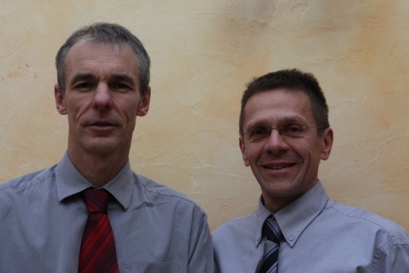 Pierre Yves Deroche et Bernard Gardelle, L'Olivade à Arpajon. Pierre Yves Deroche et Bernard Gardelle, L'Olivade à Arpajon.