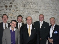Gérard Guy, président de la CPIH entouré de ses présidents de branches : Olivier Poitou, Robert Touchet, Philippe Lefevre, Roland Croisé et Michel Lesec.