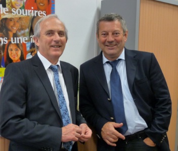 Hervé Bécam et Roland Héguy peu après le Conseil d'Adminsitration du 26 mai. Hervé Bécam et Roland Héguy peu après le Conseil d'Adminsitration du 26 mai.