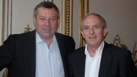 Roland Héguy et Hervé Bécam.