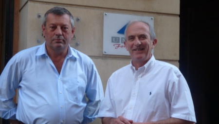 Roland Héguy et Hervé Bécam font le point avant les élections du 4 octobre.