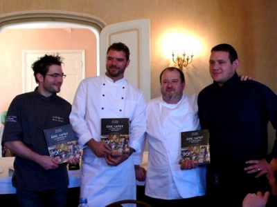 Bruno Gourdet, John Chiri, Eric Sapet et Julien Pilati à l'heure de l'annonce du palmarès. Bruno Gourdet, John Chiri, Eric Sapet et Julien Pilati à l'heure de l'annonce du palmarès.