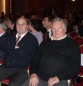 Gérard Guy, président de la CPIH et Claude Daumas, président de la Fagiht, ont répondu à l'invitation de Didier Chenet à participer à cette journée de travaux.