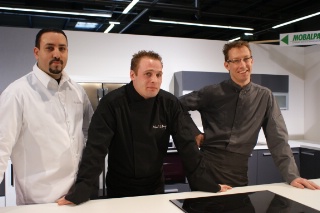 Mo Bachir, Maël Lebacquer et Gérald Potron.