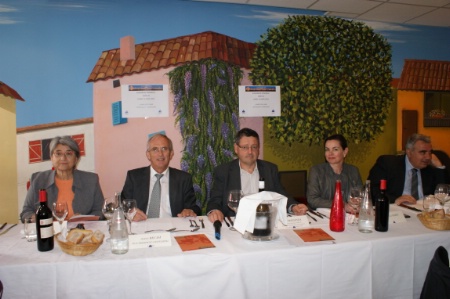 De g. à d.) : Olivia Ruiz (mairie de Toulouse), Hervé Bécam, Guy Pressenda, Isabelle Hardy (mairie de Toulouse) et Jean-Marie Attard. De g. à d.) : Olivia Ruiz (mairie de Toulouse), Hervé Bécam, Guy Pressenda, Isabelle Hardy (mairie de Toulouse) et Jean-Marie Attard.