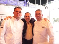 Bruno Oger (La Villa Archange), Philippe Labbé (Shangri-La) et Joël Garault (Hôtel Hermitage à Monaco).
