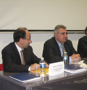 Benoît Castero et Jean-Marie Attard lors de l'assemblée générale 2011 de l'Umih 65. Benoît Castero et Jean-Marie Attard lors de l'assemblée générale 2011 de l'Umih 65.