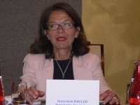Geneviève Bahler, présidente des hôteliers du Synhorcat.