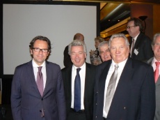Frédéric Lefebvre, Didier Chenet et Claude Daumas.