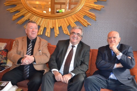 De g à d : André Chapaveire, Francis Attrazic et André Daguin. De g à d : André Chapaveire, Francis Attrazic et André Daguin.