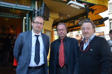 De g à d : Eric Furet, Christian Navet et Philippe Gluzman. De g à d : Eric Furet, Christian Navet et Philippe Gluzman.