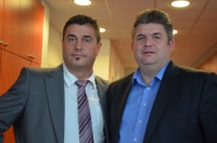 Yves Larrouture (à gauche) accompagne Thierry Grégoire dans son nouveau mandat.