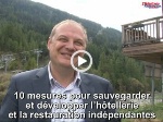 Pascal Droux présente 10 mesures pour sauvegarder et développer l'activité des indépendants