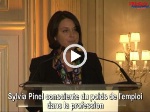 Sylvia Pinel consciente du poids de l'emploi dans la profession