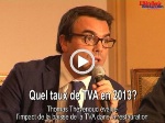 Quel taux de TVA en 2013?