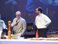 Alain Ducasse et Cédric Béchade de l'Auberge basque à Saint-Pée (64)