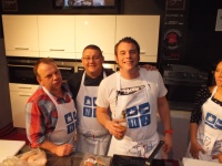 Philippe Lhomme, Hervé Colin du restaurant La Margelle à l'isle D'espagnac (16)et Norbert Tarayre