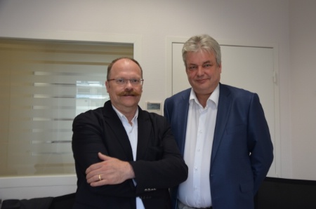 Jean Terlon et Hubert Jan. Jean Terlon et Hubert Jan.