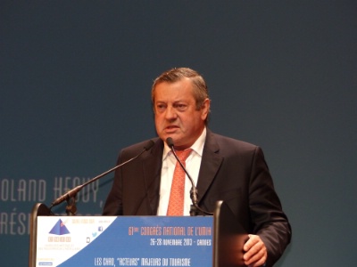 Le président confédéral de l'Umih Roland Héguy.