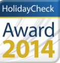 HolidayCheck Award 2014 prime 389 hôtels à travers le monde