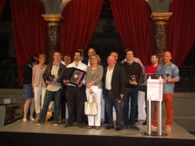 Les lauréats autour du chef Gilles Vartanian. Les lauréats autour du chef Gilles Vartanian.