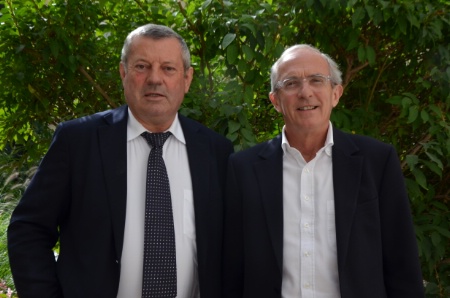 Roland Héguy et Hervé Bécam. Roland Héguy et Hervé Bécam.