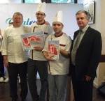 Christophe Marland et Yannich Michot, binôme gagnant du concours culinaire Vitalrest