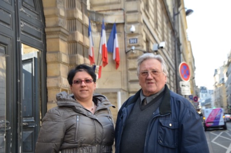 Catherine de Bruyne, directrice générale de la Fagiht et Claude Daumas, hier après-midi, à la sortie du ministère de l'Education Nationale. Catherine de Bruyne, directrice générale de la Fagiht et Claude Daumas, hier après-midi, à la sortie du ministère de l'Education Nationale.