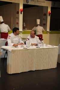 Yannick Delpech et Gilles Goujon ont goûté chacun des plats.