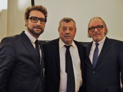De g à d : Vincent Gaymard, Roland Héguy et Alain Paulin au terme d'une assemblée générale très applaudie. De g à d : Vincent Gaymard, Roland Héguy et Alain Paulin au terme d'une assemblée générale très applaudie.