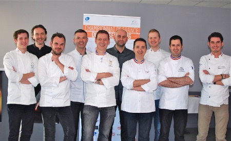 Le jury réunissait notamment des MOF et des anciens champions de France du dessert.