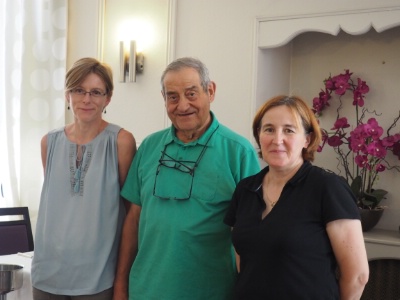 Ghislaine Puig, Robert Véril et Christine Bonhomme.
